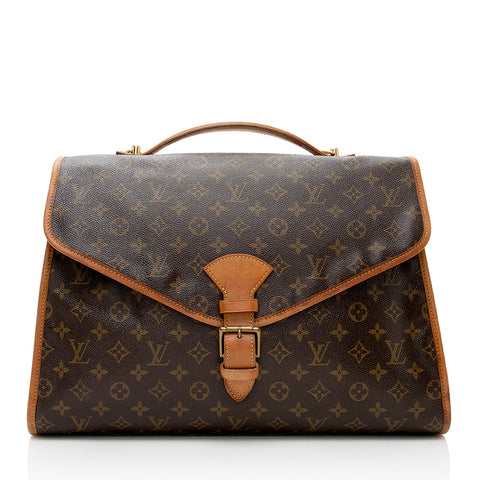 Louis Vuitton Vintage Monogram Canvas Bel Air GM Shoulder Bag (SHF-17800)