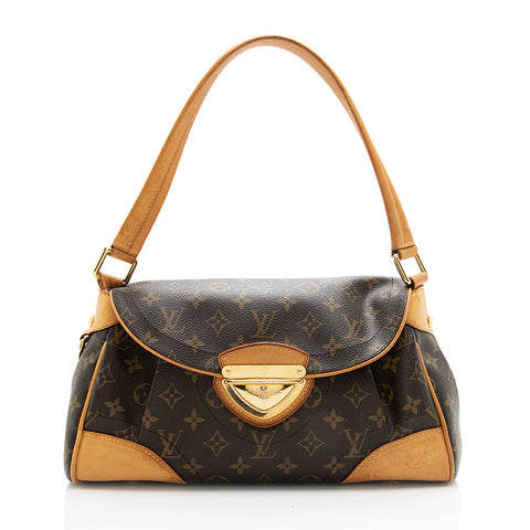 Louis Vuitton Monogram Canvas Beverly MM Shoulder Bag (SHF-18114)