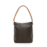 Louis Vuitton Monogram Canvas Looping GM Shoulder Bag (SHF-15767)