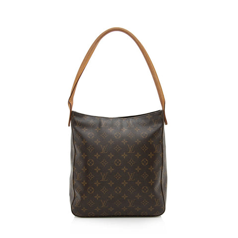 Louis Vuitton Monogram Canvas Looping GM Shoulder Bag (SHF-15767)