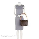Louis Vuitton Monogram Canvas Looping MM Shoulder Bag (SHF-17843)