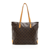 Louis Vuitton Monogram Canvas Cabas Mezzo Tote (SHF-18190)