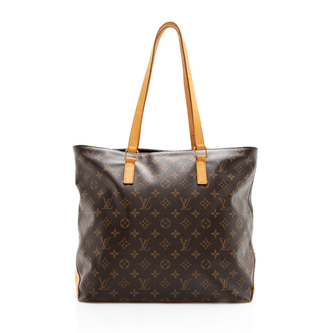 Louis Vuitton Monogram Canvas Cabas Mezzo Tote (SHF-18190)