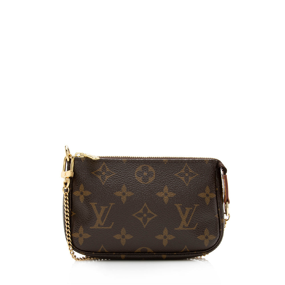 Louis Vuitton Monogram Canvas Mini Pochette Accessoires (SHF-16385)