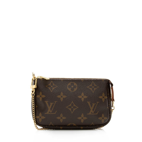 Louis Vuitton Monogram Canvas Mini Pochette Accessoires (SHF-16385)