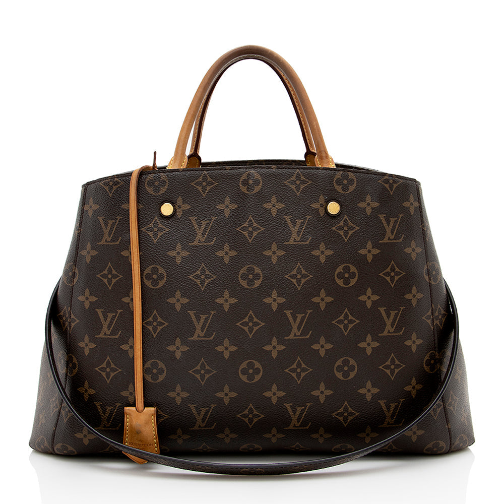 Louis Vuitton Monogram Canvas Montaigne GM Tote - FINAL SALE (SHF-17530)