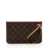 Louis Vuitton Monogram Canvas Neverfull MM Pochette (SHF-18092)