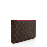 Louis Vuitton Monogram Canvas Neverfull MM Pochette (SHF-18092)