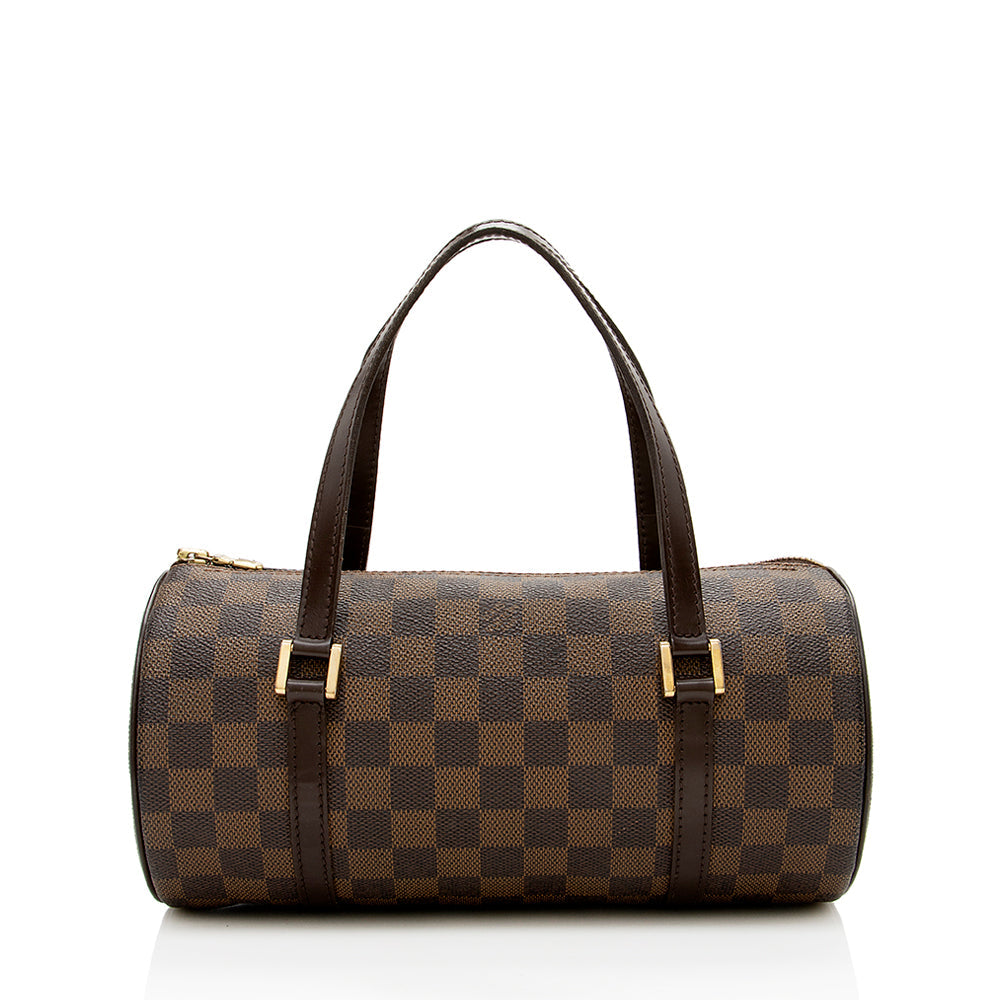 Louis Vuitton Damier Ebene Papillon 26 Satchel (SHF-13756)