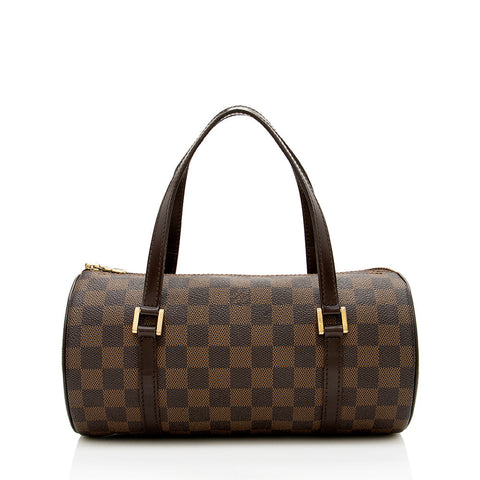Louis Vuitton Damier Ebene Papillon 26 Satchel (SHF-13756)