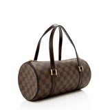 Louis Vuitton Damier Ebene Papillon 26 Satchel (SHF-13756)