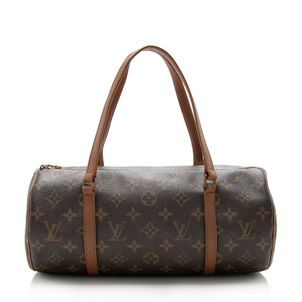 Louis Vuitton Vintage Monogram Canvas Papillon 30 Satchel (SHF-14717)