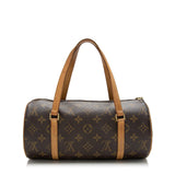 Louis Vuitton Monogram Canvas Papillon 30 Satchel (SHF-17089)