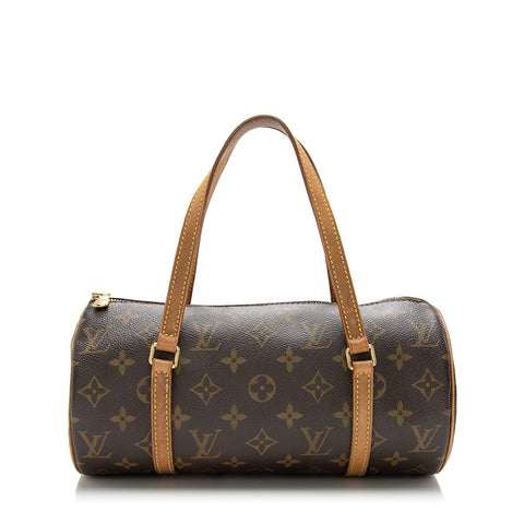Louis Vuitton Monogram Canvas Papillon 30 Satchel (SHF-17089)