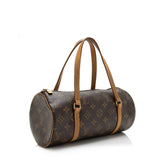 Louis Vuitton Monogram Canvas Papillon 30 Satchel (SHF-17089)