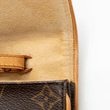Louis Vuitton Vintage Monogram Canvas Pochette Twin PM Shoulder Bag (SHF-17997)