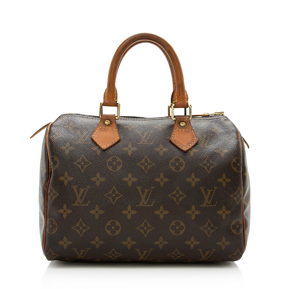 Louis Vuitton Monogram Canvas Speedy 25 Satchel - FINAL SALE (SHF-14608)