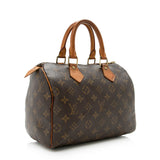 Louis Vuitton Monogram Canvas Speedy 25 Satchel - FINAL SALE (SHF-14608)