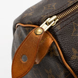 Louis Vuitton Monogram Canvas Speedy 30 Satchel (SHF-17133)