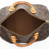 Louis Vuitton Monogram Canvas Speedy 30 Satchel (SHF-17133)
