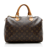 Louis Vuitton Monogram Canvas Speedy 30 Satchel (SHF-17824)