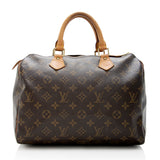 Louis Vuitton Monogram Canvas Speedy 30 Satchel (SHF-17824)