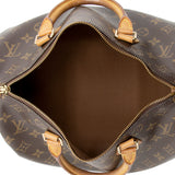 Louis Vuitton Monogram Canvas Speedy 30 Satchel (SHF-17824)