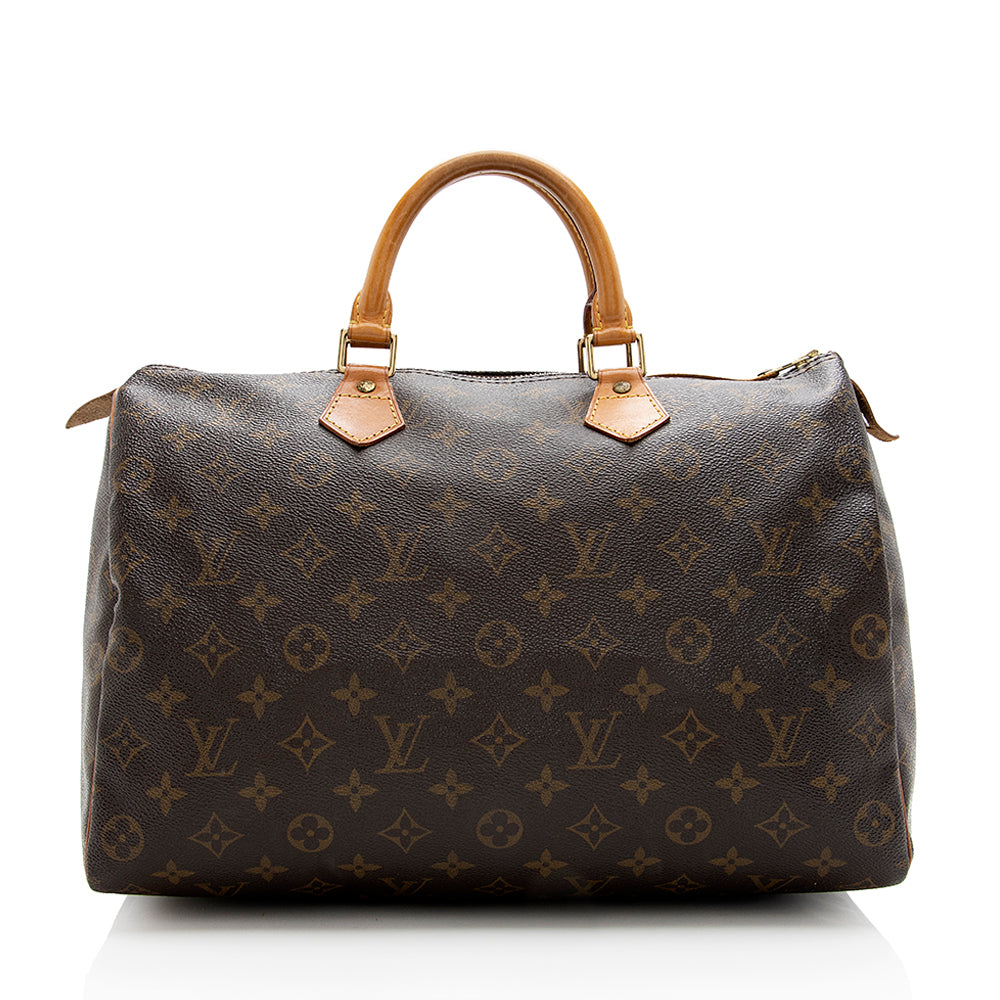 Louis Vuitton Vintage Monogram Canvas Speedy 30 Satchel (SHF-17825)