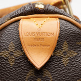 Louis Vuitton Monogram Canvas Speedy 35 Satchel (SHF-16687)