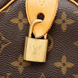 Louis Vuitton Monogram Canvas Speedy 35 Satchel (SHF-17836)