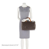 Louis Vuitton Vintage Monogram Canvas Speedy 35 Satchel (SHF-17134)