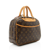 Louis Vuitton Monogram Canvas Trouville Satchel (SHF-18100)