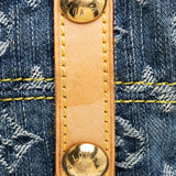 Louis Vuitton Monogram Denim Baggy GM Shoulder Bag (SHF-18206)