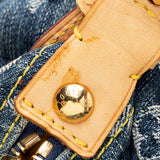 Louis Vuitton Monogram Denim Baggy GM Shoulder Bag (SHF-18206)