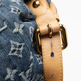 Louis Vuitton Monogram Denim Baggy GM Shoulder Bag (SHF-18206)