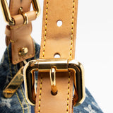 Louis Vuitton Monogram Denim Baggy GM Shoulder Bag (SHF-18206)