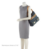 Louis Vuitton Monogram Denim Baggy GM Shoulder Bag (SHF-18206)