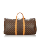 Louis Vuitton Monogram Keepall Bandouliere 60 (SHG-26992)