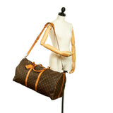 Louis Vuitton Monogram Keepall Bandouliere 60 (SHG-26992)