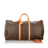 Louis Vuitton Monogram Keepall Bandouliere 60 (SHG-26992)