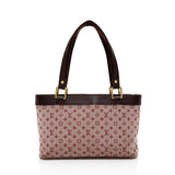 Louis Vuitton Monogram Mini Lin Lucille PM Tote (SHF-15075)
