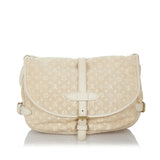 Louis Vuitton Monogram Mini Lin Saumur (SHG-27127)