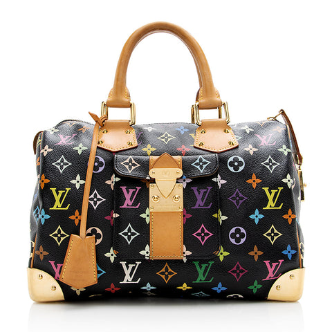 Louis Vuitton Monogram Multicolore Speedy 30 Satchel (SHF-17986)