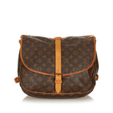 Louis Vuitton Monogram Saumur 25 (SHG-26793)