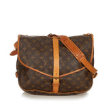 Louis Vuitton Monogram Saumur 25 (SHG-26793)