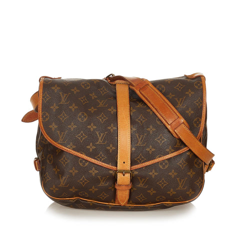 Louis Vuitton Monogram Saumur 25 (SHG-26793)