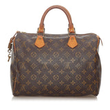 Louis Vuitton Monogram Speedy 30 (SHG-27244)