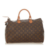 Louis Vuitton Monogram Speedy 35 (SHG-26420)