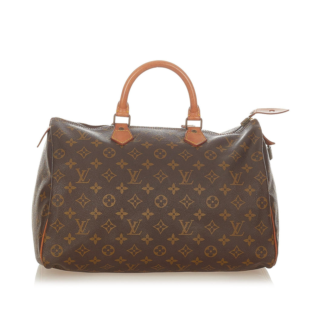 Louis Vuitton Monogram Speedy 35 (SHG-26420)