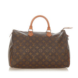 Louis Vuitton Monogram Speedy 35 (SHG-26420)